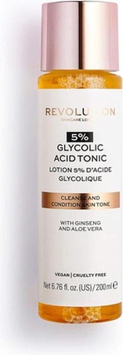 Makeup Revolution Skincare 5% Glycolic Acid Tonic (Gesichtswasser, 200 ml)