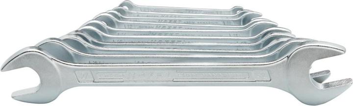 Produktbild HAZET Doppel-Maulschlüssel Satz 450N/10 ∙ Aussen Sechskant Profil ∙ 6 x 7 - 27 x 32 ∙ Anzahl Werkzeu…