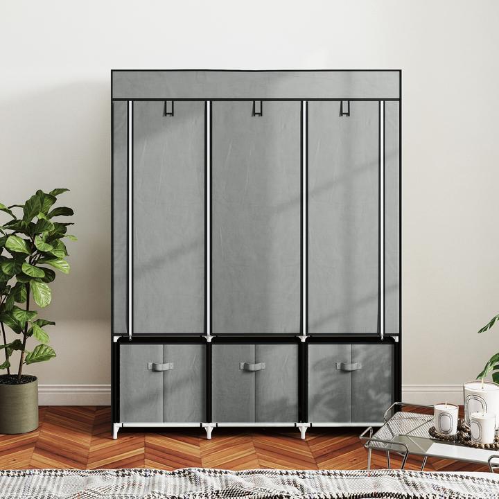 Image du produit Homcom Armoire en tissu (125 x 43 x 162,5 cm)