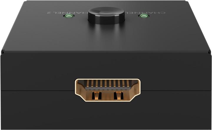 Produktbild Goobay Manuelle HDMI-Umschaltbox 2 auf 1 4K @ 60 Hz