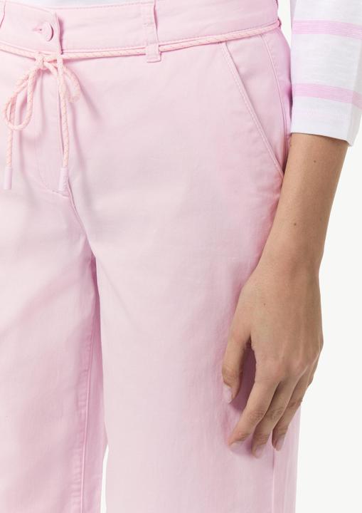 Actual product image Comma Hose Culotte aus Twill mit Gürtel zum Schnüren (34)
