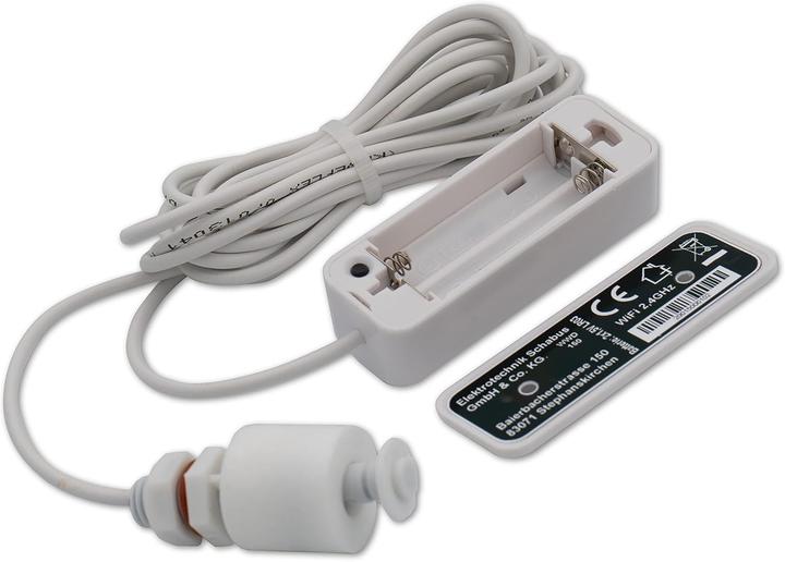 Actual product image Schabus 200150 Water detector with app control, with float switch battery-operated