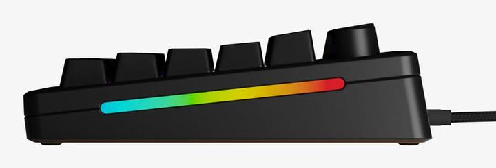 Actual product image Glorious GMMK 3 75 % Custom Gaming Keyboard - Pre-Built, ISO (US), Fox Switches, black (US, Cable)