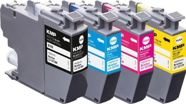 Produktbild KMP Tinte ersetzt LC3213VAL (M, C, Y, BK)