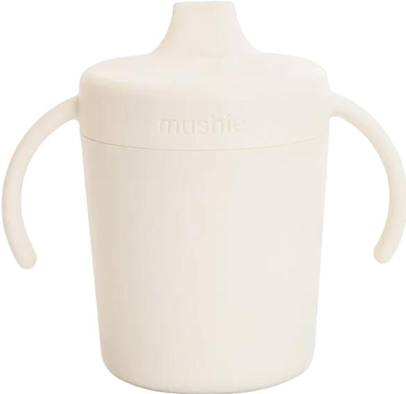 Actual product image Mushie Training Mug Ivory