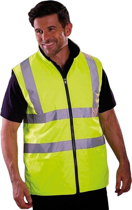 Immagine prodotto Yoko Gilet in pile reversibile Workwear HiVis (confezione da 2) (L)