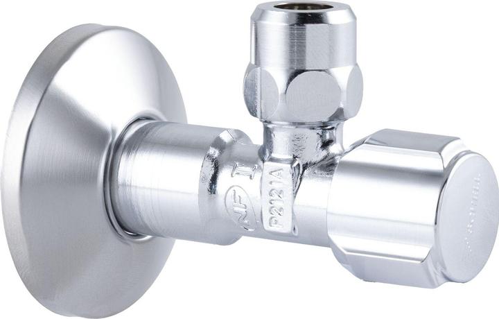 Schell Hoekventiel, 1/2 " x 3/8 ", snelle montage