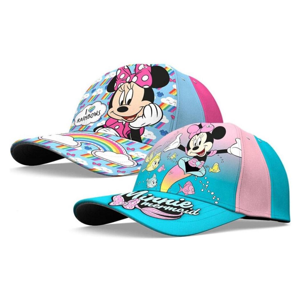 Minnie Mouse, Mädchen, Cap, Minnie Mauskappen - Meerjungfrau, Mehrfarbig