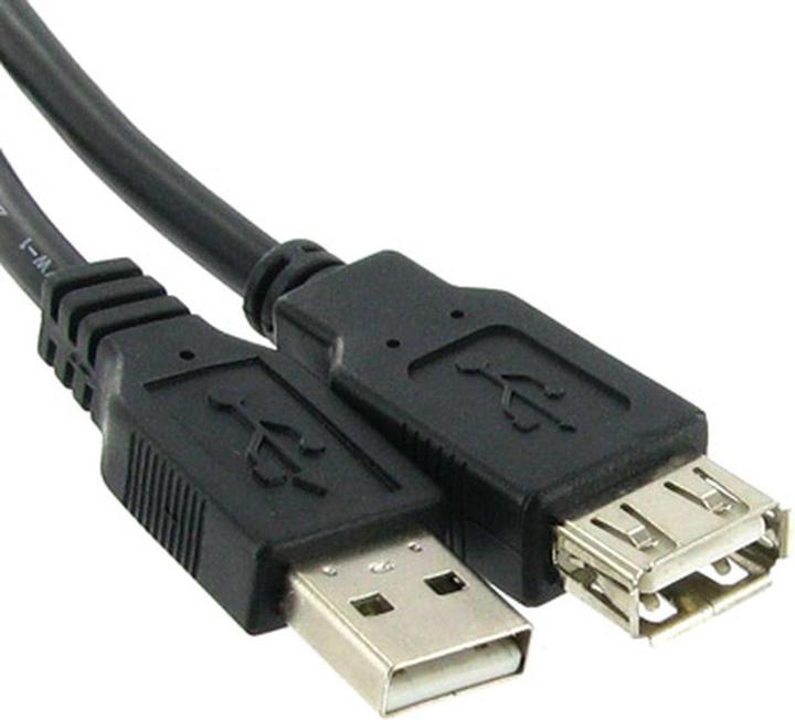 Caruba USB 2.0 | A Stecker A Buchse | 3 Meter (3 m, USB 2.0)