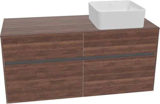 Produktbild Villeroy & Boch Collaro Waschbeckenunterschrank 1200x548x500 mm, 4 Auszüge, für Waschbecken links (127 x 62 x 57 cm)