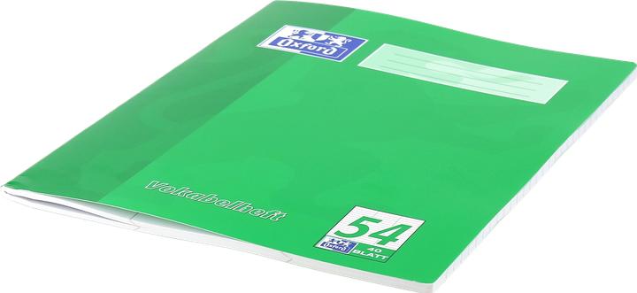Produktbild Oxford Vokabelheft (A4, Liniert, Harter Einband)