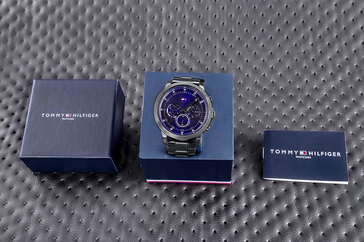 Produktbild Tommy Hilfiger Hilfiger - 1791796 Horloge - Mannen - Grijs- RVS - Ø 46 mm (46 mm)