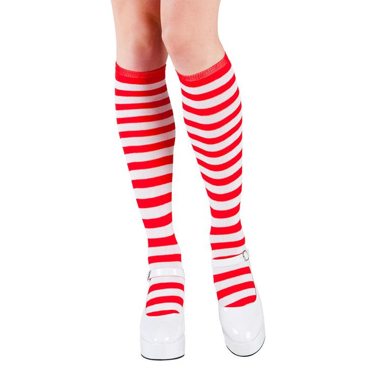 Produktbild Boland Kniesocken rot/weiss
