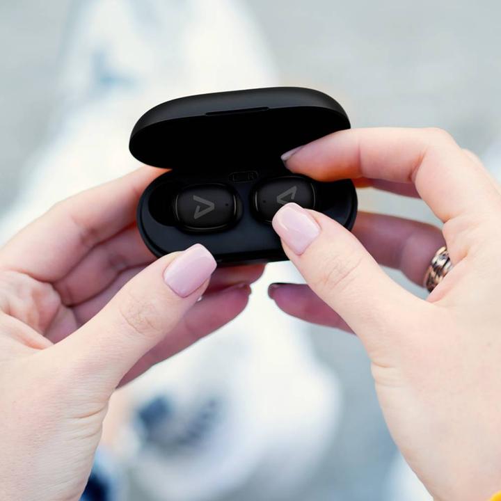 Immagine prodotto Lamax Dots3 Play Cuffie wireless In Ear Call/Music USB Type-C Bluetooth Nero (38 h, Senza fili)