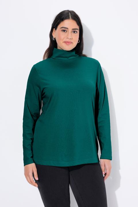 Produktbild Ulla Popken Shirt, Rollkragen, Slim, Langarm (62)