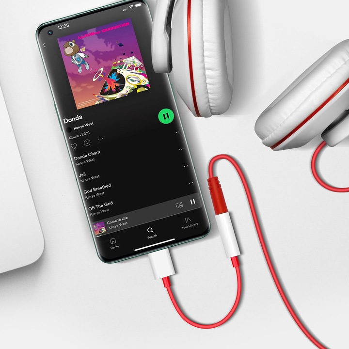 Actual product image OnePlus USB-C to 3.5mm adapter (USB Type C, 3.5mm jack)