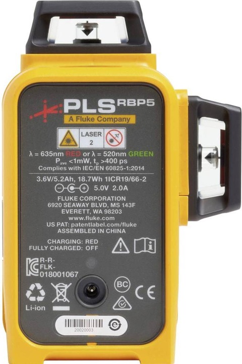 Produktbild Fluke Linienlaser Laser Nivelliergerät, drei Ebenen, rot
