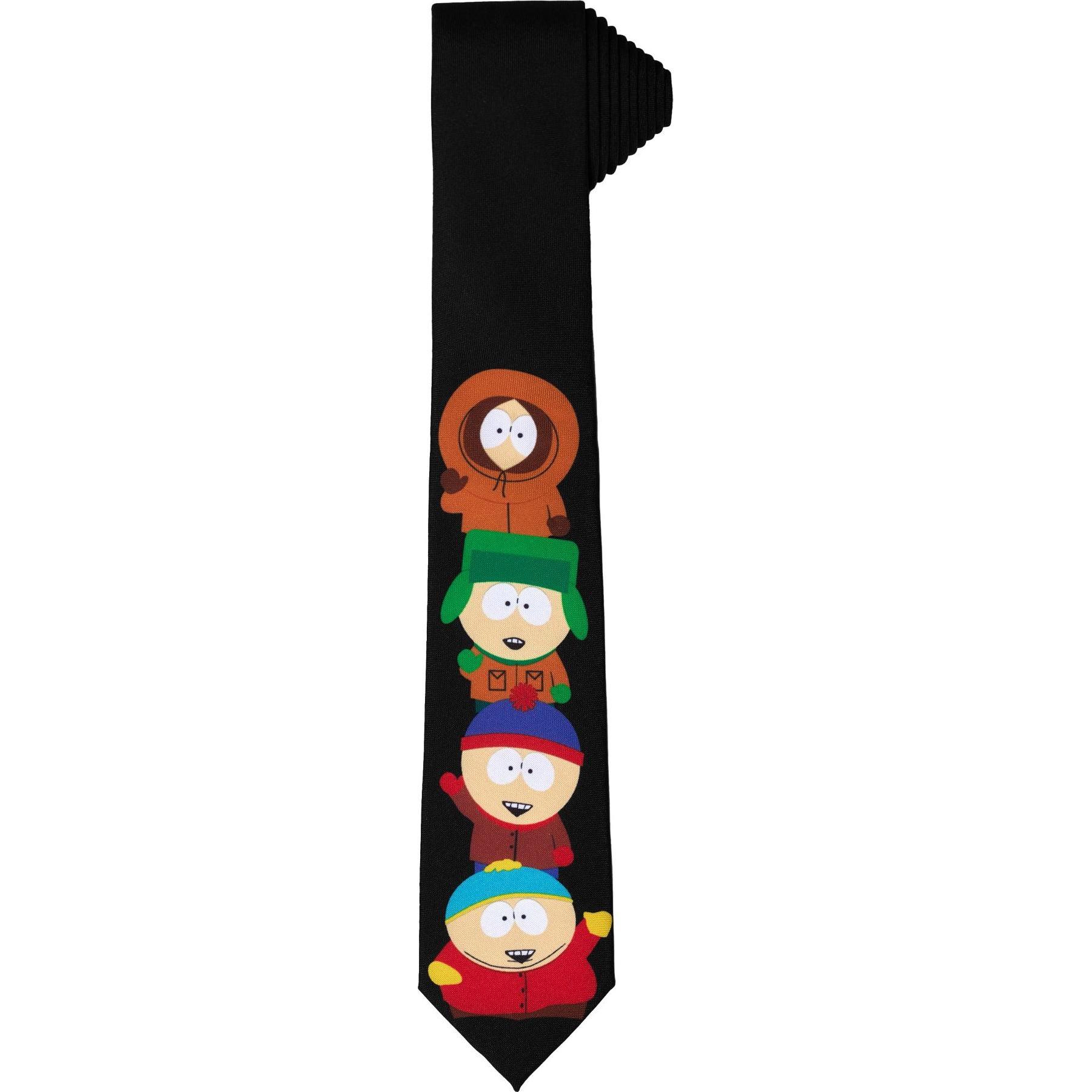 Thumbnail - OppoSuits, Krawatte + Fliege, South Park Krawatte – The Boys, Schwarz