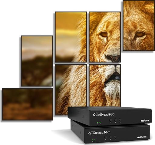 Immagine prodotto Matrox QuadHead2Go 4K Q155 (HDMI/HDMI)