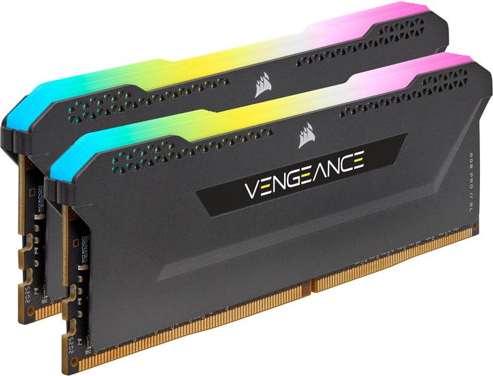 Productafbeelding Corsair Vengeance RGB Pro SL (2 x 8GB, 3600 MHz, DDR4 RAM, DIMM 288 pin)
