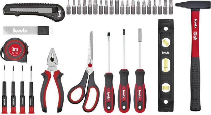 Produktbild kwb Werkzeugkoffer (35 Teile)