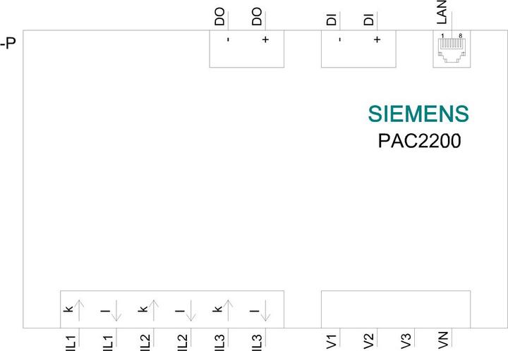Produktbild Siemens Digital Power Meter, 1/5A, Modbus 230Vac