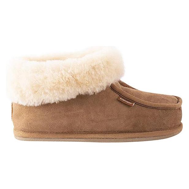 Shepherd Of Sweden, Vrouwen, Pantoffels, Pantoffels - Schapenvacht Pantoffels Lena, Bruin, (38)