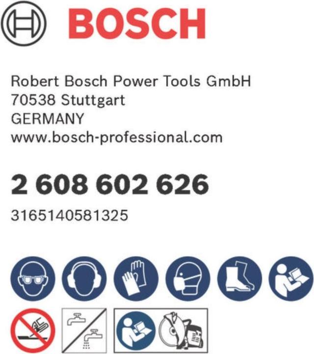 Produktbild Bosch Professional Zubehör Diamanttrennscheibe Standard for Asphalt, 400 x 20,00/25,40 x 3,6 x 8 mm