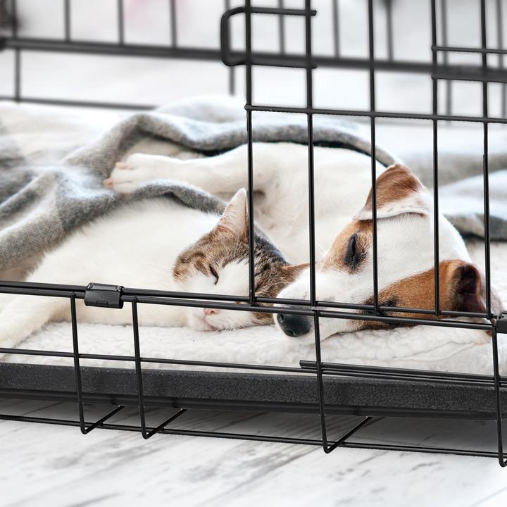 Produktbild Relaxdays Hundekäfig (Hund, Faltbar, Sicherheitsverschluss)