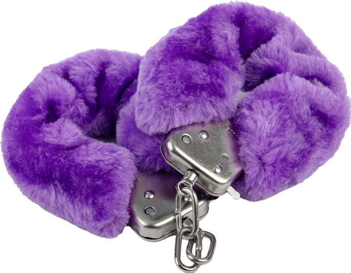 Actual product image Rimba Police Handcuffs with Faux Fur