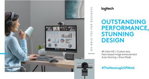 Actual product image Logitech MX Brio 705 for Business (8.50 Mpx)