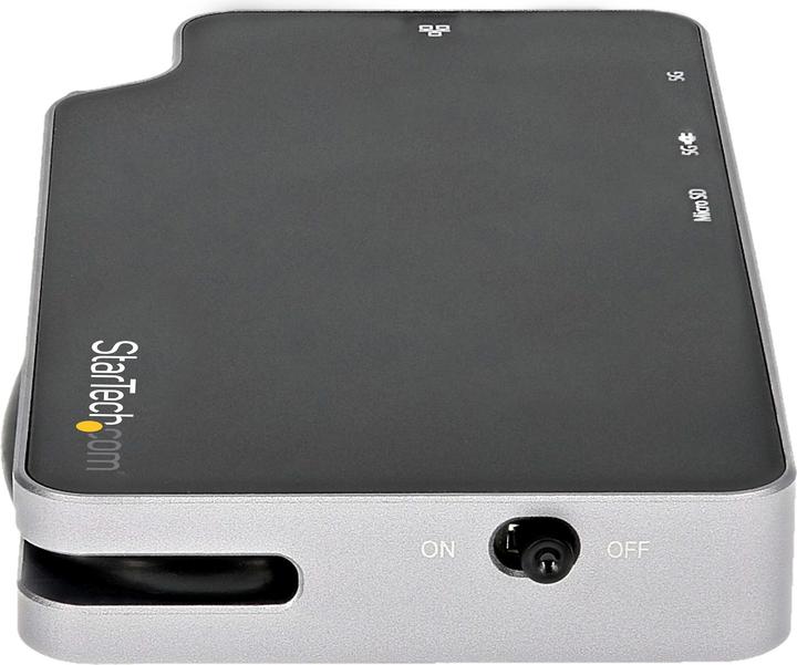 Produktbild StarTech com CDP2HVGUASPD, Verkabelt, USB 3.2 Gen 2 (3.1 Gen 2) Type-C, 100 W, 10,100,1000 Mbit/s, I (USB-C, 1 Port)