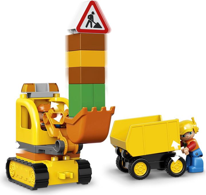 Produktbild LEGO DUPLO Bagger Lastwagen (10812)