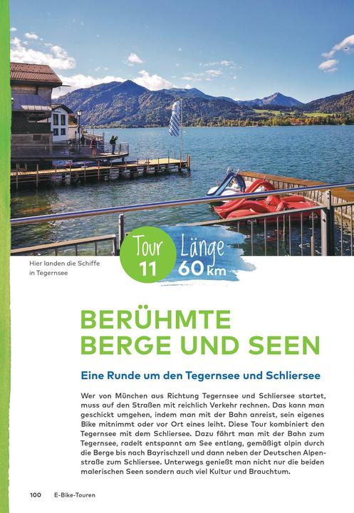 Immagine prodotto Die 28 schönsten E-Bike Touren in Oberbayern (Tedesco, BVA BikeMedia GmbH, 2023)
