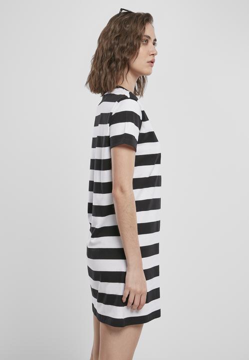 Image du produit Urban Classics Robe de tee-shirt à rayures pour femmes (XS)