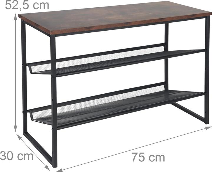 Produktbild Relaxdays Schuhregal (75 x 30 x 52.50 cm)