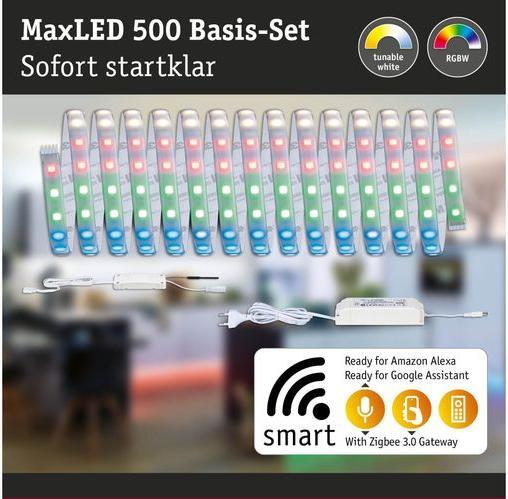 Produktbild Paulmann MaxLED 500 Stripe Set (RGBW, 500 cm, Indoor)