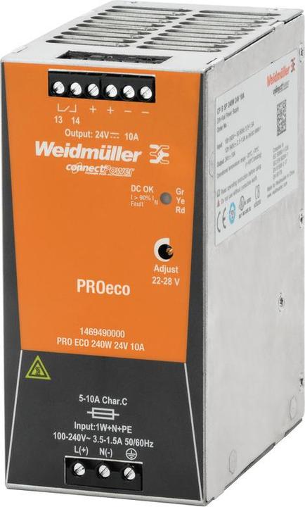 Produktbild Weidmüller PRO ECO 240W 48V 5A