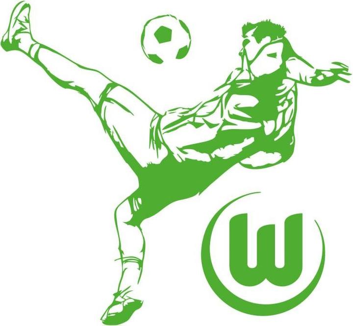 Actual product image VfL Wolfsburg Footballer (110 x 101 cm)
