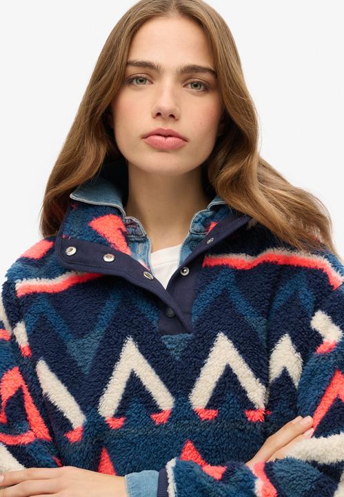 Produktbild Superdry Superweicher Henley-Pullover mit Print