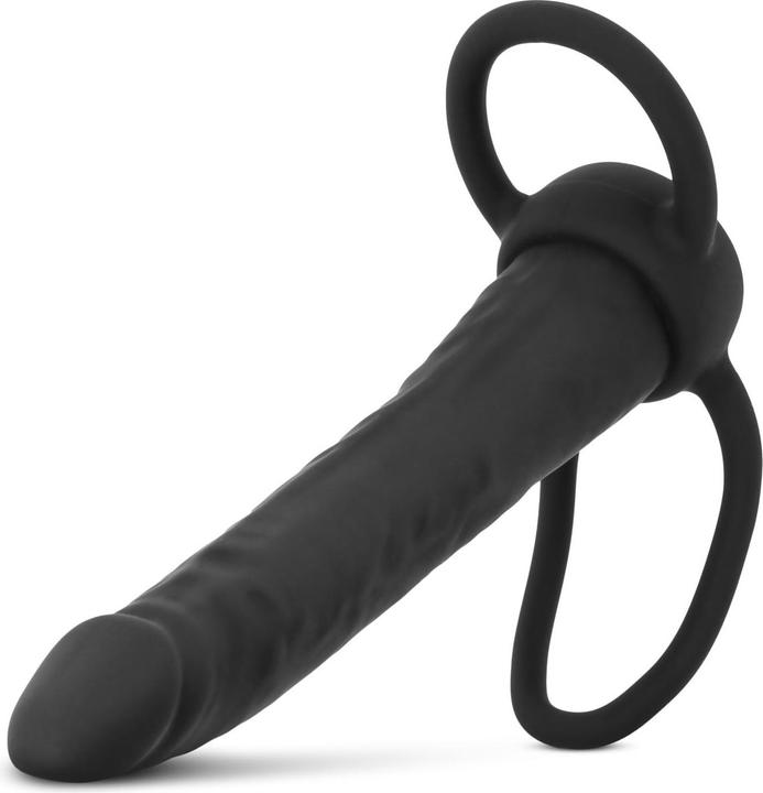 Actual product image Easytoys Men Only - Dildo with Cock Ring - Black
