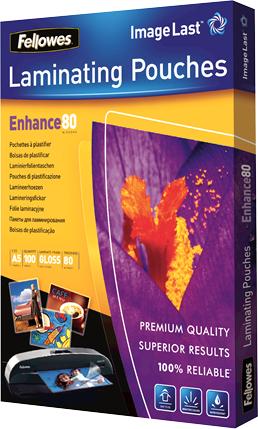 Produktbild Fellowes Enhance 80 (A5, 100 Stück, 80 µm)