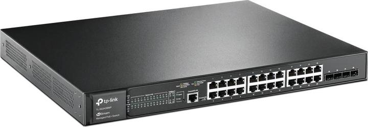 Produktbild TP-Link 28-Port Gigabit with 24-Port PoE+ ( 384 (24 Ports)