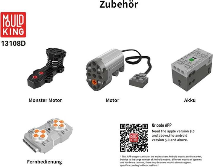 Actual product image Mould King Mustang Hoonicorn