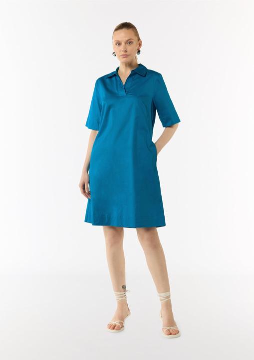 Produktbild Comma Kleid Baumwollkleid mit Hemdkragen und Eingrifftaschen (34)