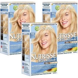 Garnier Nutrisse Permanent Care Hair Colour with Nourishing Fruit Oils 100 Extra Light Natural Blonde Summer