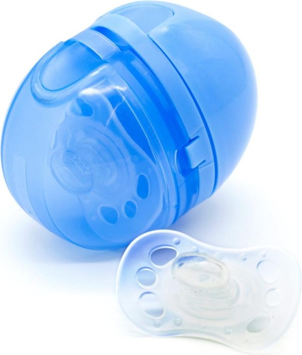 Actual product image MiaMia Dummy boxes Pacifier box Duo - Blue (1 x)