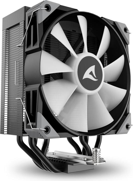 Produktbild Sharkoon A40 RGB Black Air Cooler (159 mm)