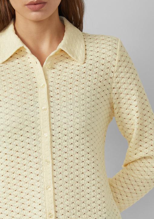 Immagine prodotto s.Oliver Jersey-Bluse aus Lochspitze (38)