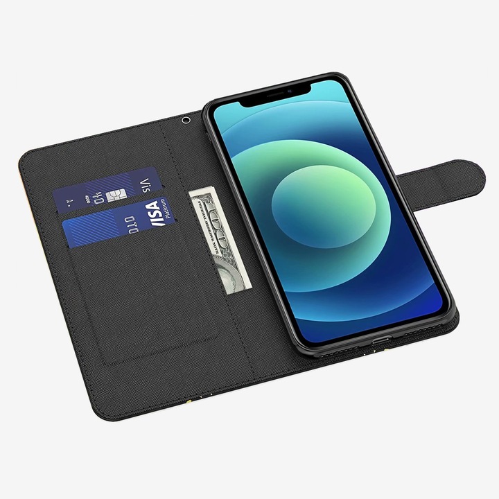Produktbild PhoneLook Hülle 3D Flip Wolf Universe (Apple iPhone 15 Pro Max)